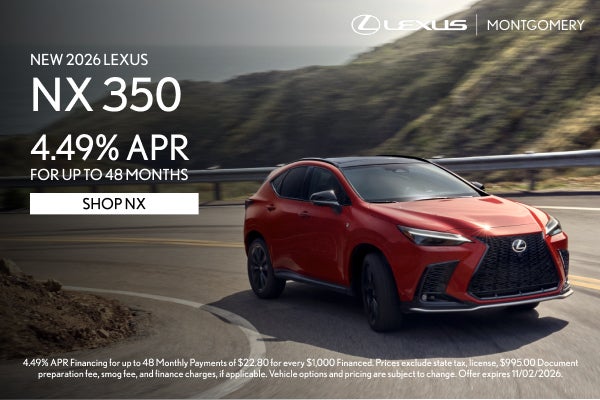 NEW 2026 LEXUS NX 350